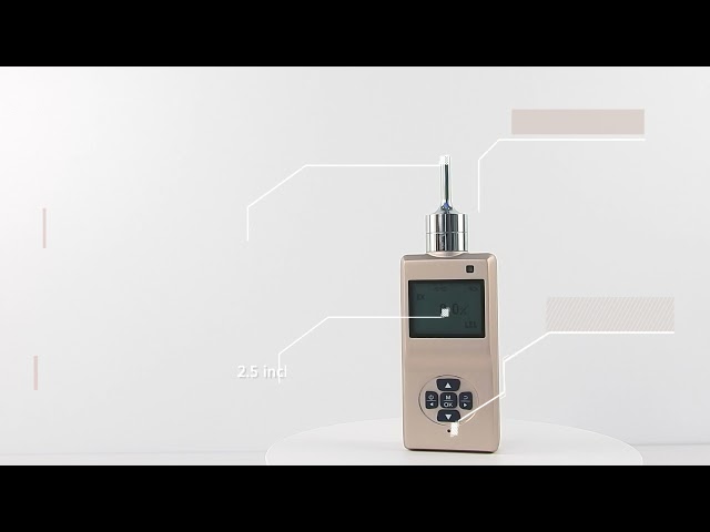 중국 ES20B Handheld gas detector for H2O2, 0-500ppm, with Built-in high performance suction pump 판매